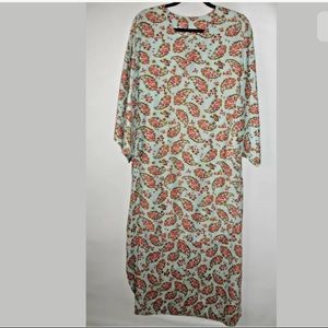 Paisley Cotton Jalabiya Kaftan LIBERTY Fabric XXL